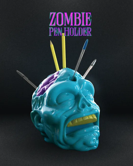 Zombie Pen Holder