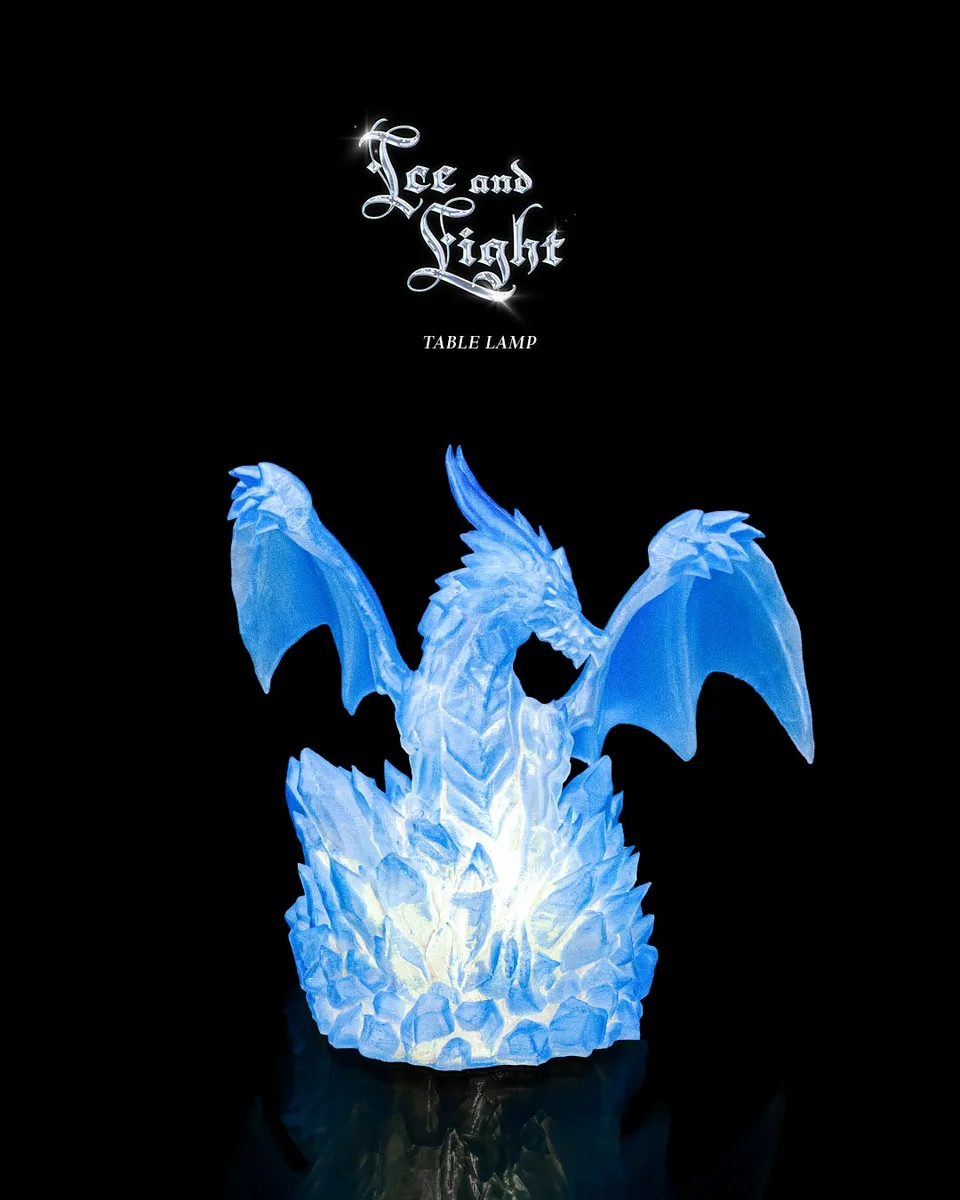 Ice and Light - Table Lamp