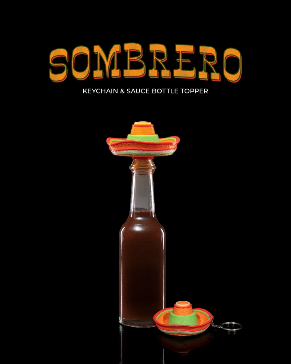 Sombrero Keychain & Tabasco Topper