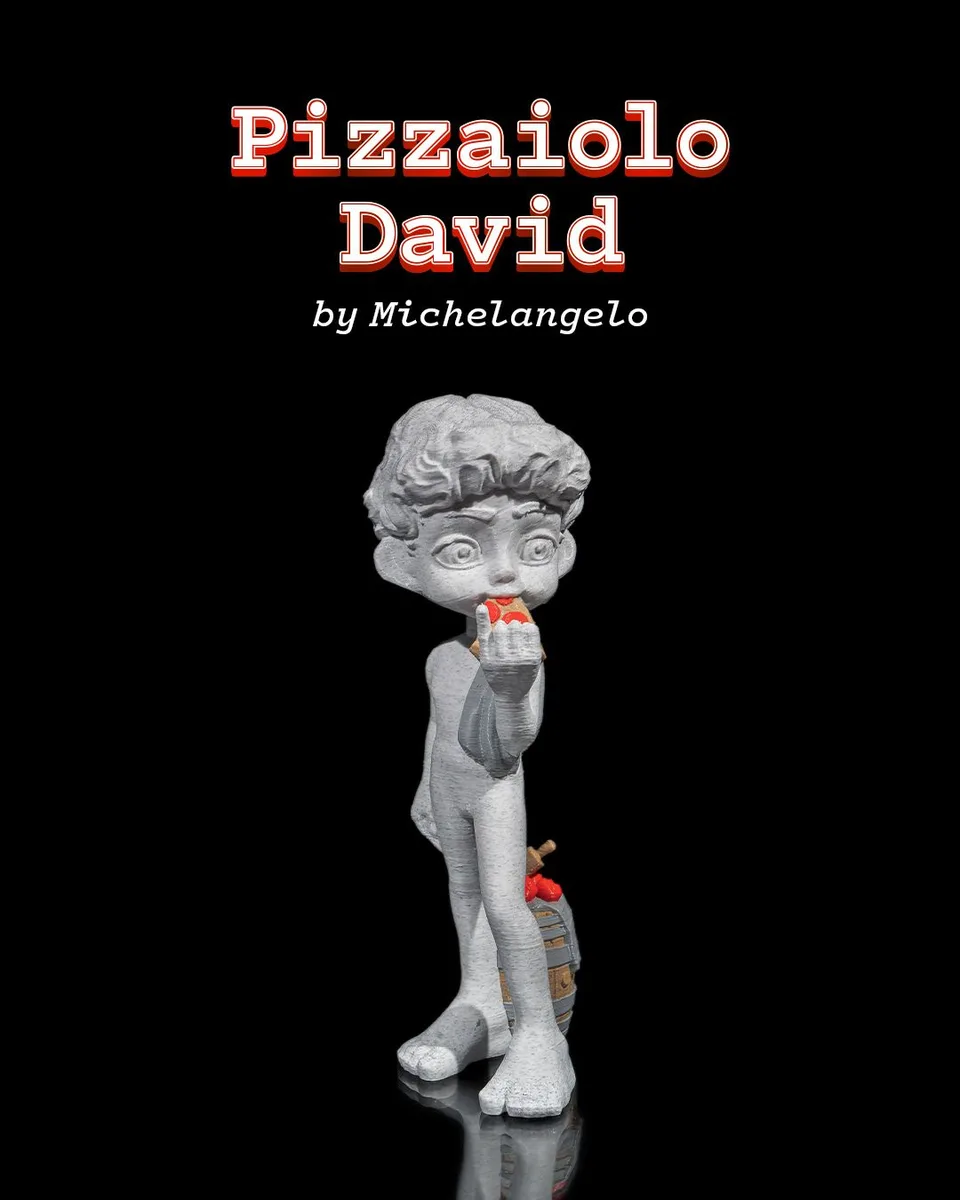Pizzaiolo David by Michelangelo