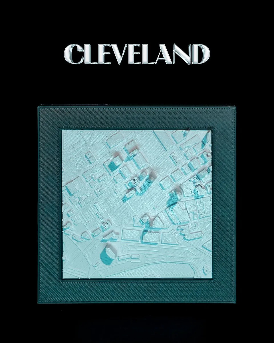 3D City Frames – Cleveland