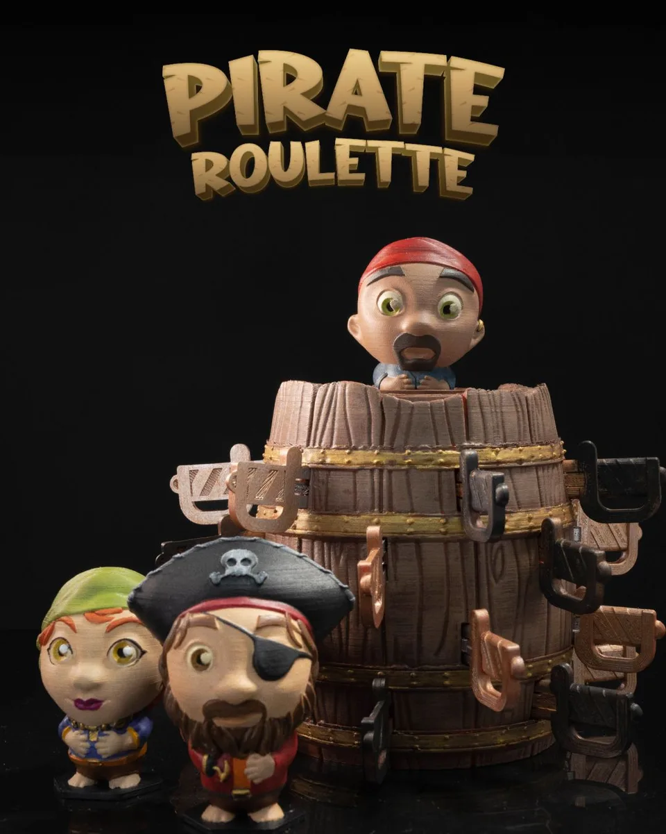 Pirate Roulette Barrel