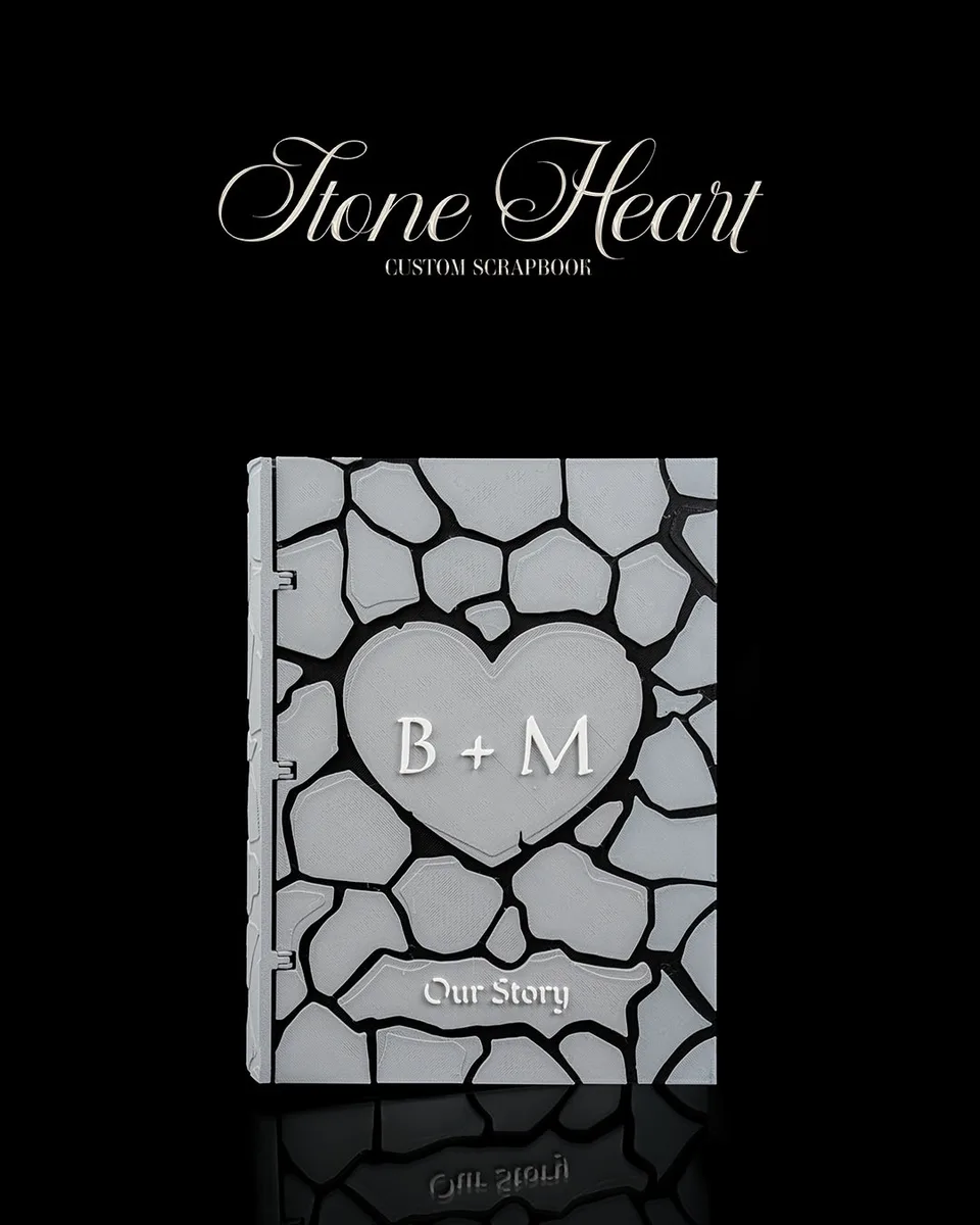 Stone Heart  Custom Scrapbook