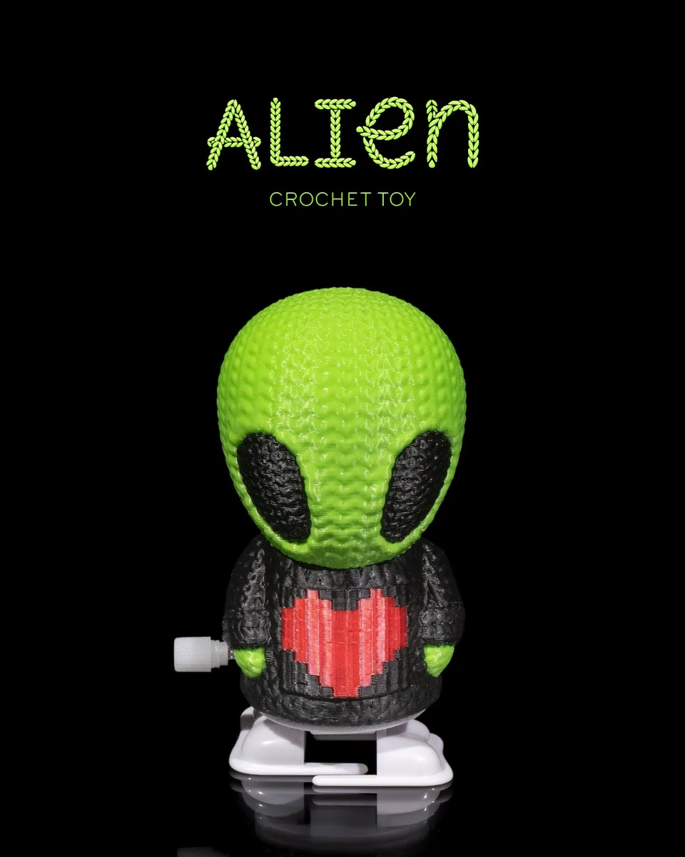Alien Crochet Toy 