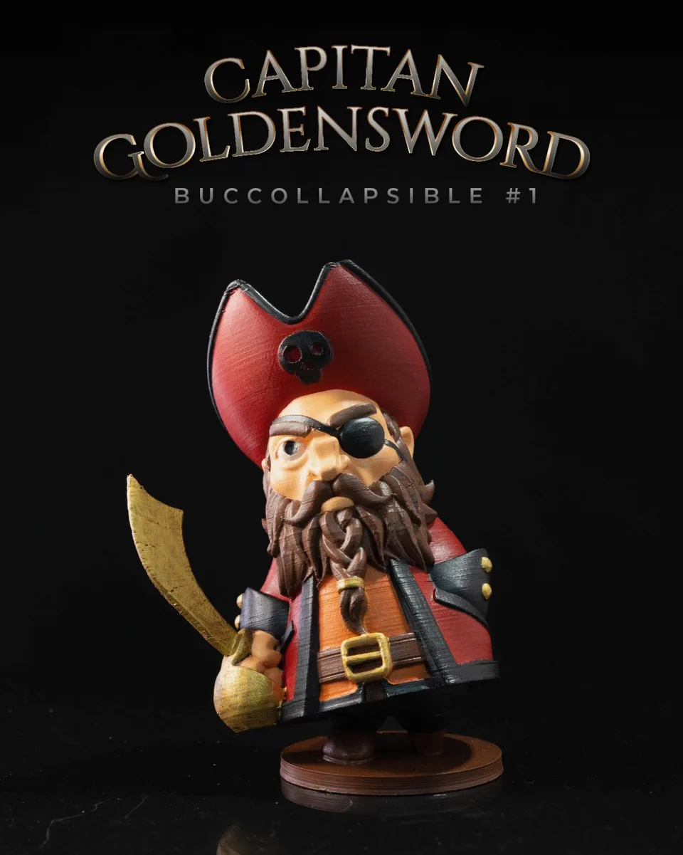 Buccollapsible #1: Captain Goldensword