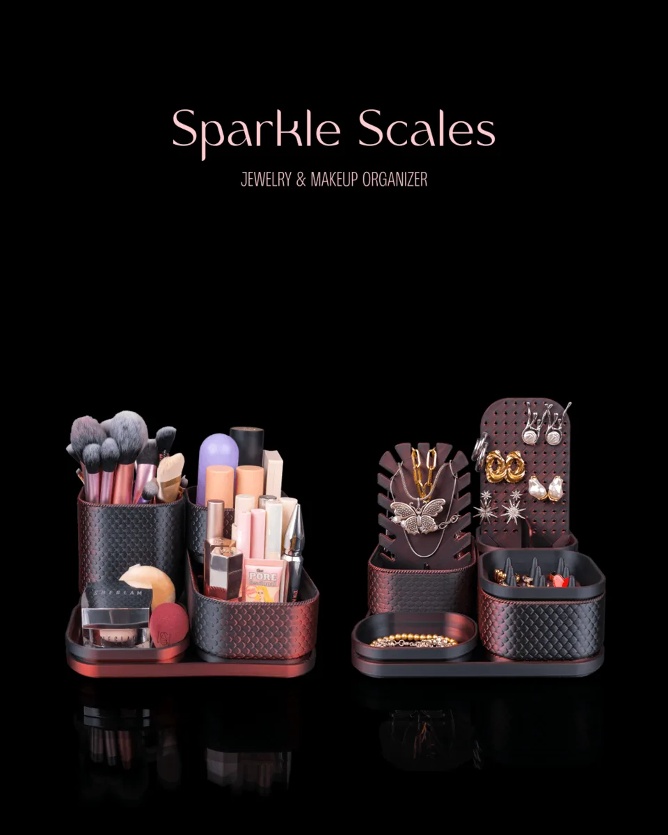 Sparkle Scales - Jewelry & Makeup Organizer