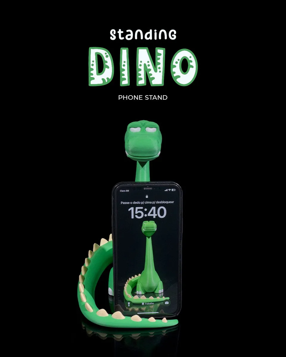 Standing Dino Phone Stand