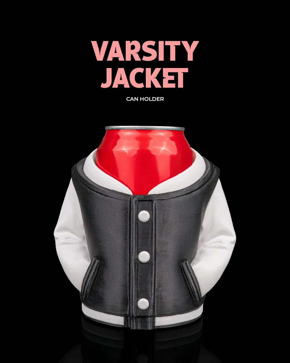 Varsity Jacket  - Can Holder