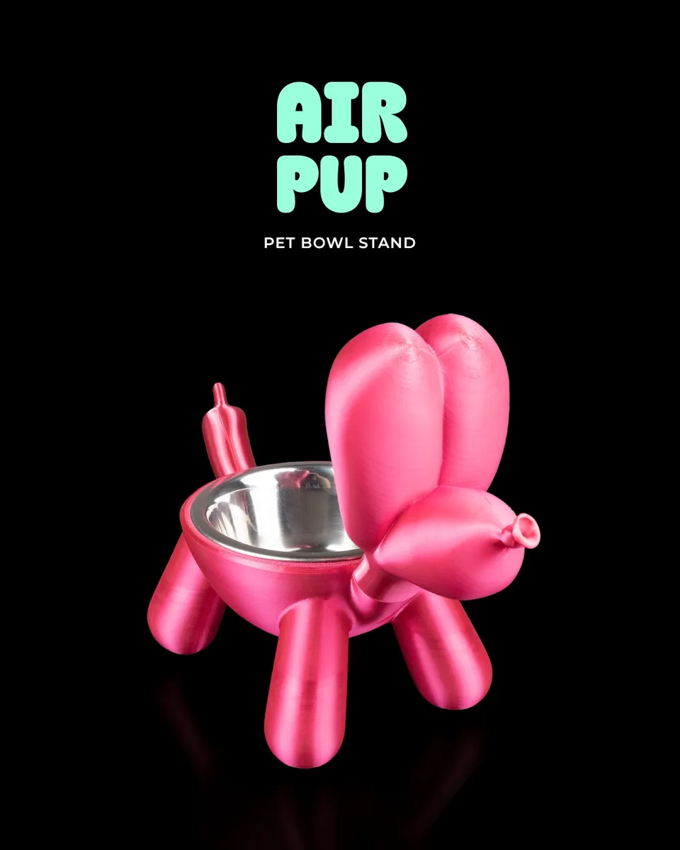Air Pup Pet Bowl Stand