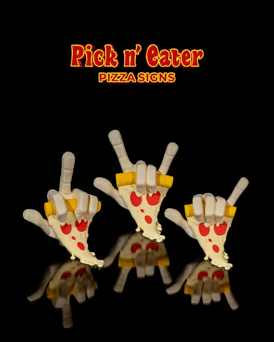 Pick n’ Eater Pizza Signs