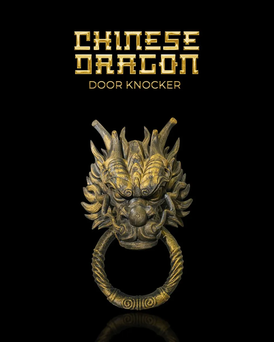 Chinese Dragon Door Knocker 