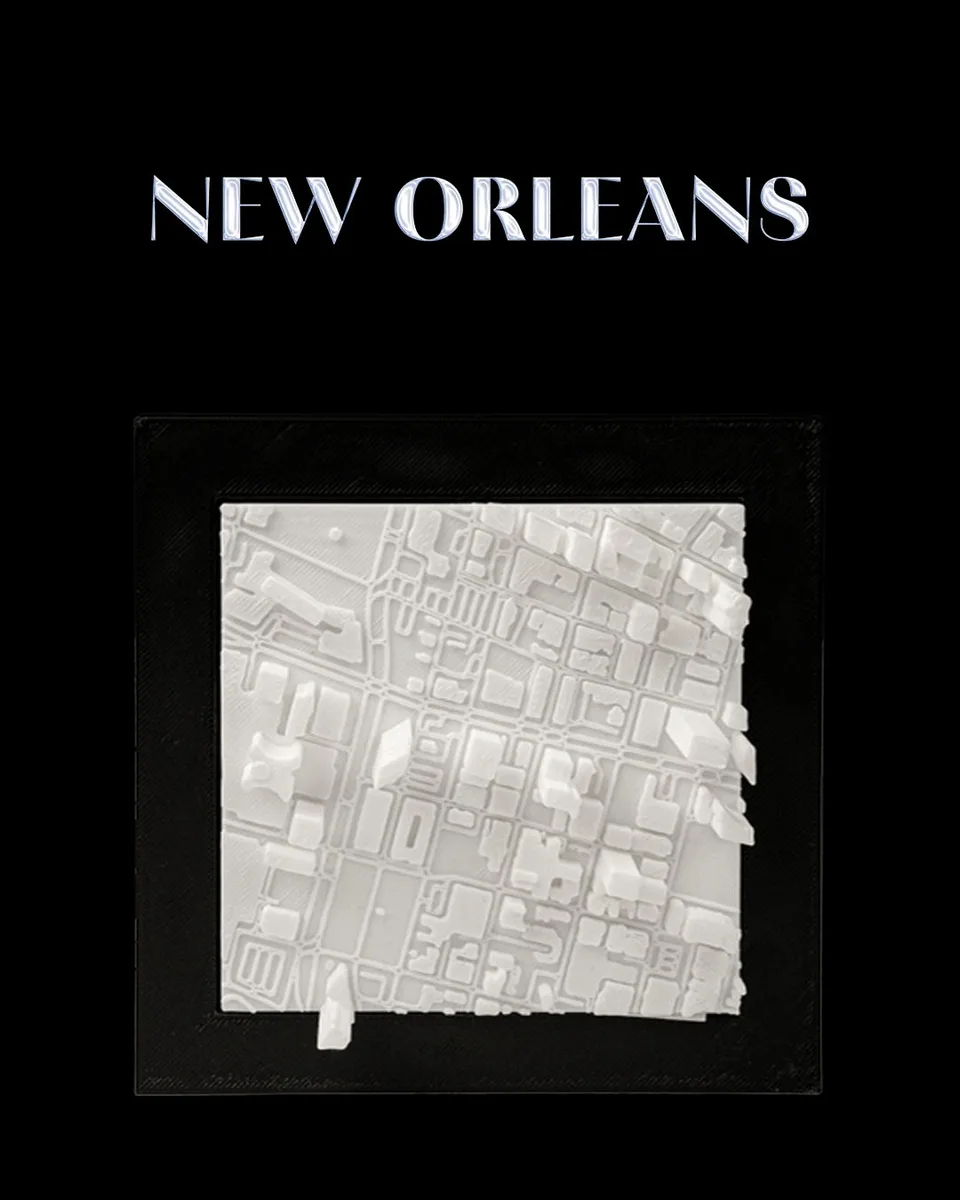 3D City Frames - New Orleans