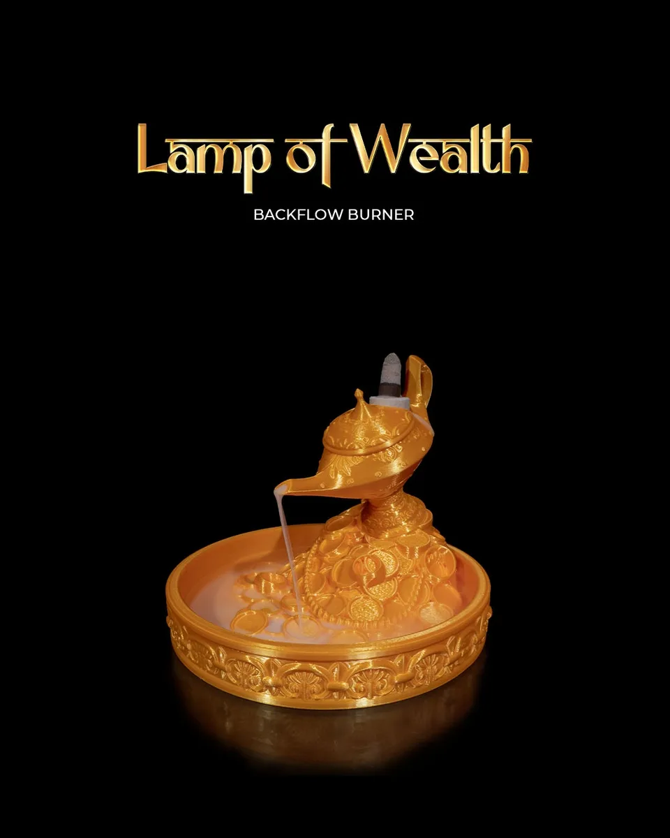 Lamp of Wealth Backflow Burner
