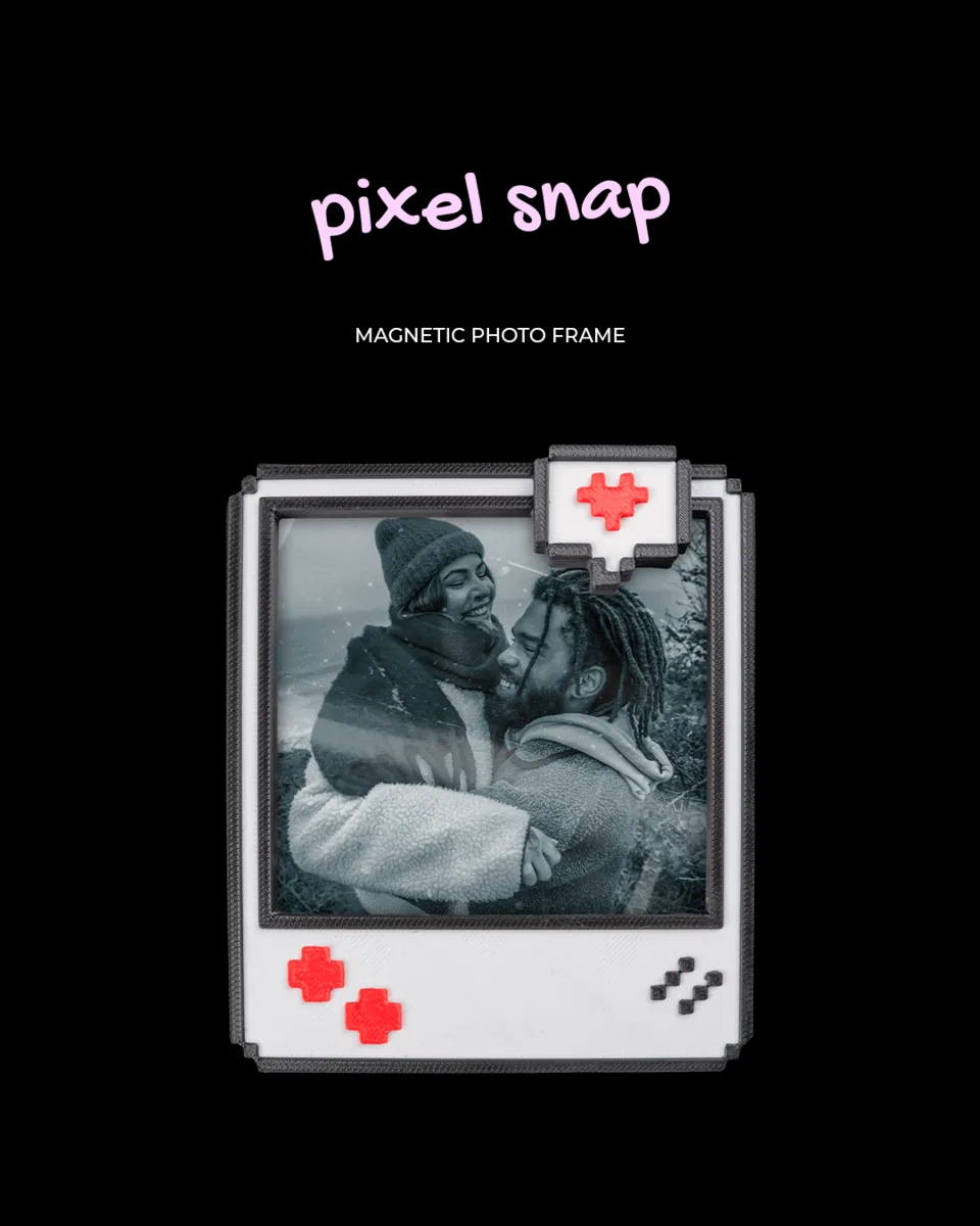 Pixel Snap - Magnetic Photo Frame