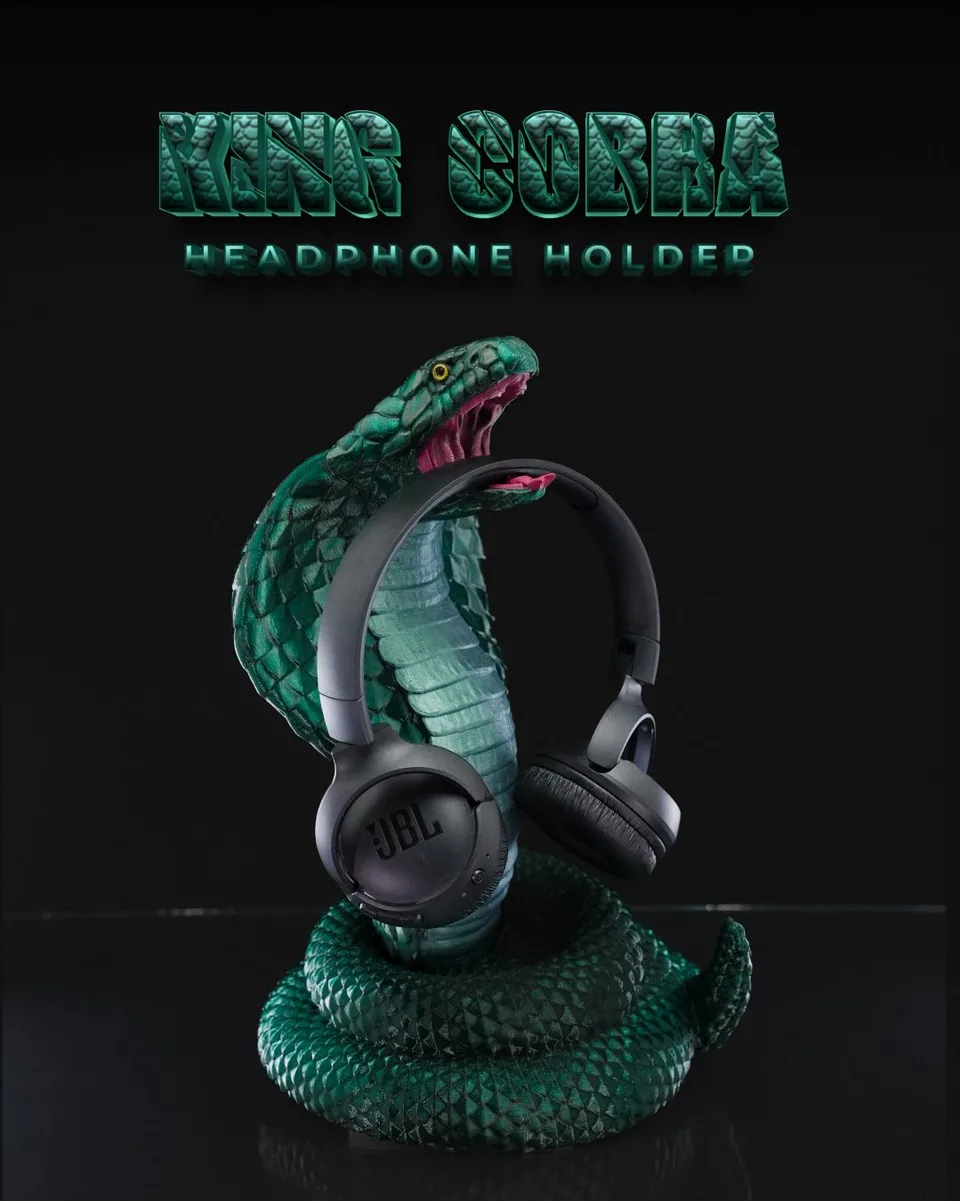 King Cobra Headphone Holder