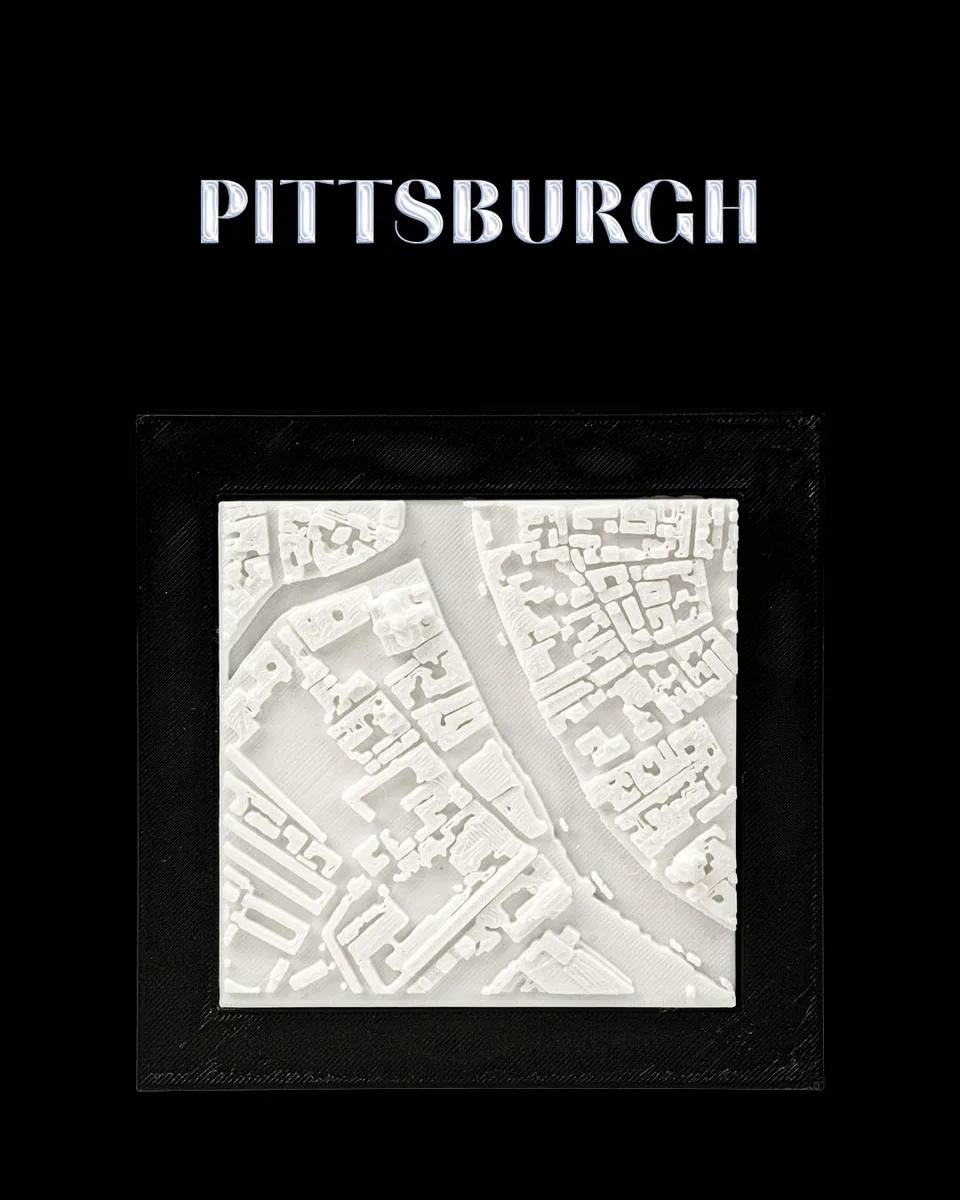 3D City Frames - Pittsburgh