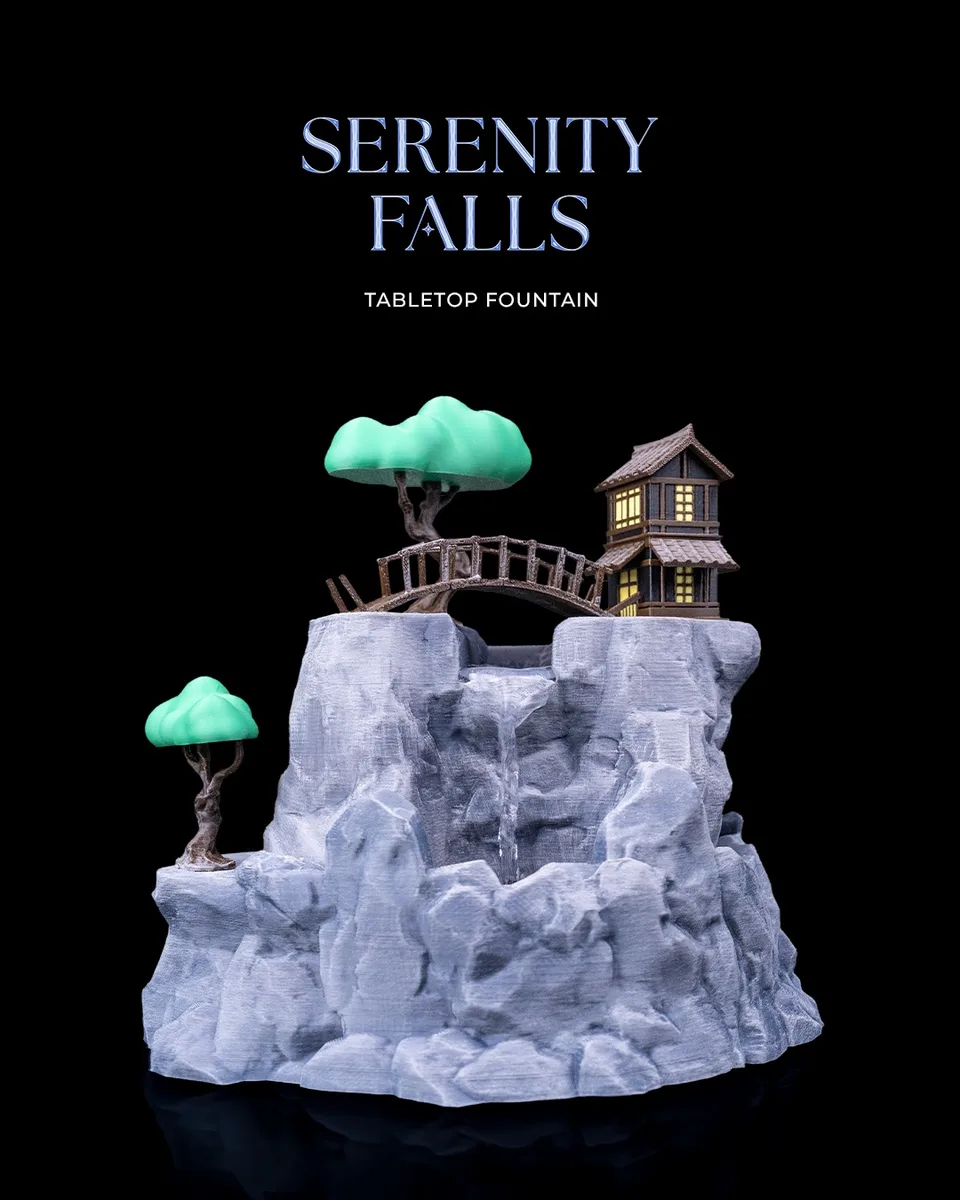 Serenity Falls  Tabletop Fountain