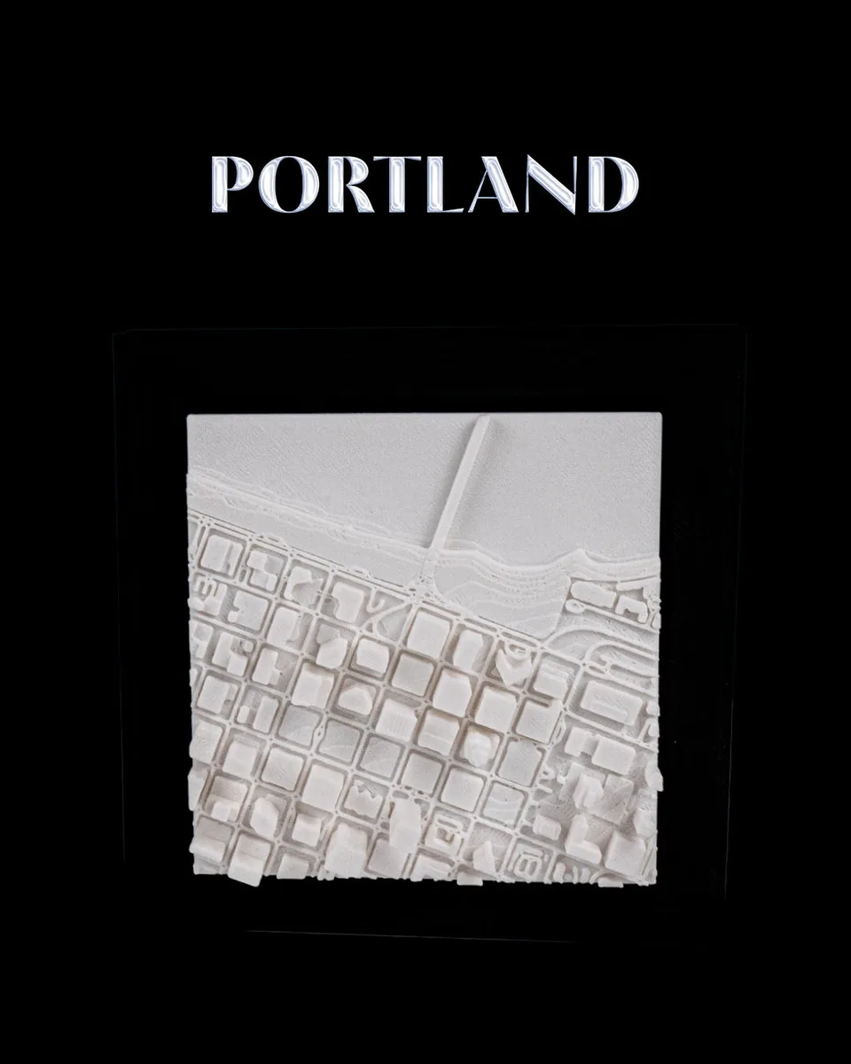 3D City Frames - Portland