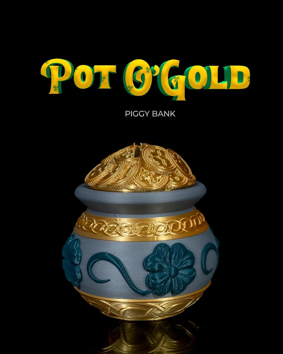 Pot O' Gold Piggy Bank 