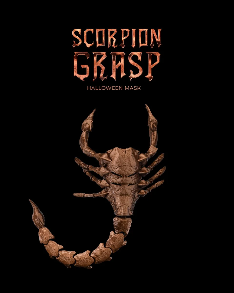 Scorpion Grasp Halloween Mask