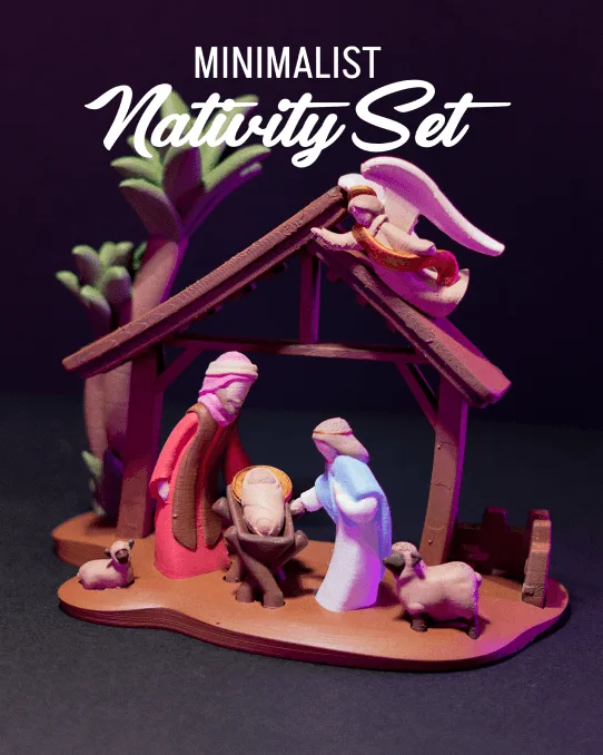Minimalist Nativity Set