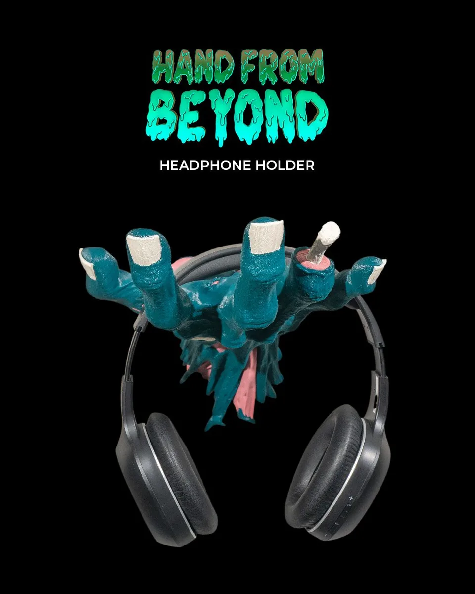 Hand from Beyond Headphone Holder