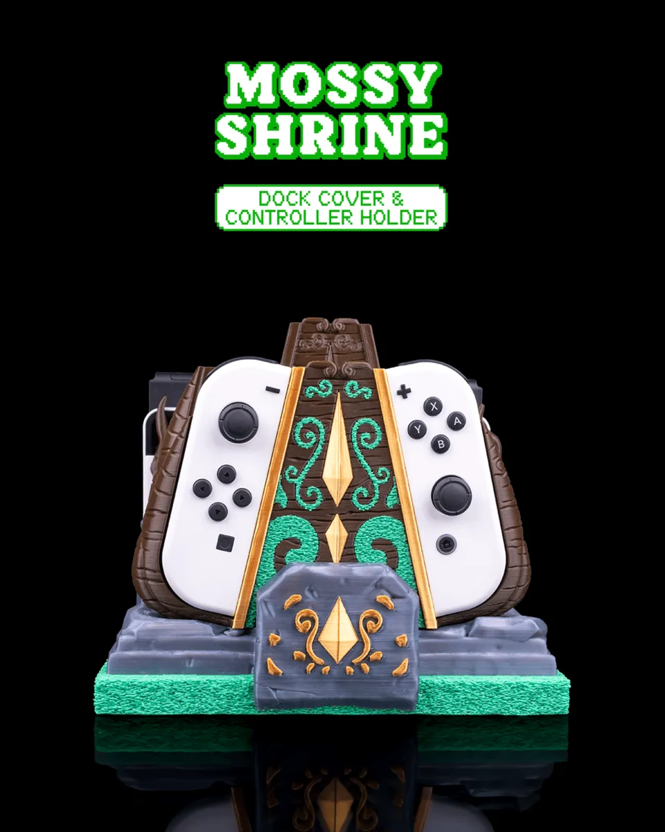 Mossy Shrine Dock Cover & Controller Holder