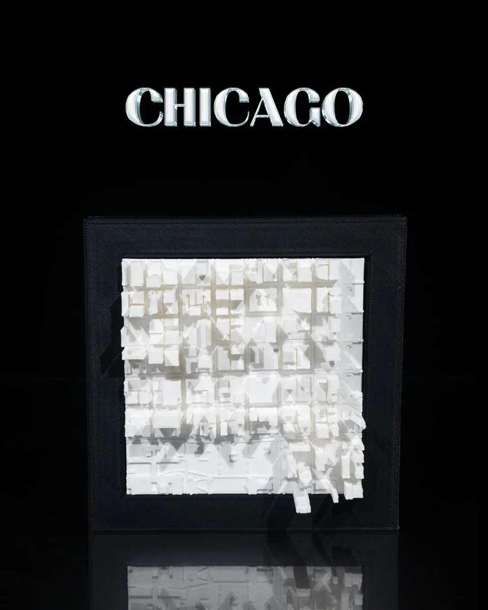 3D City Frames - Chicago