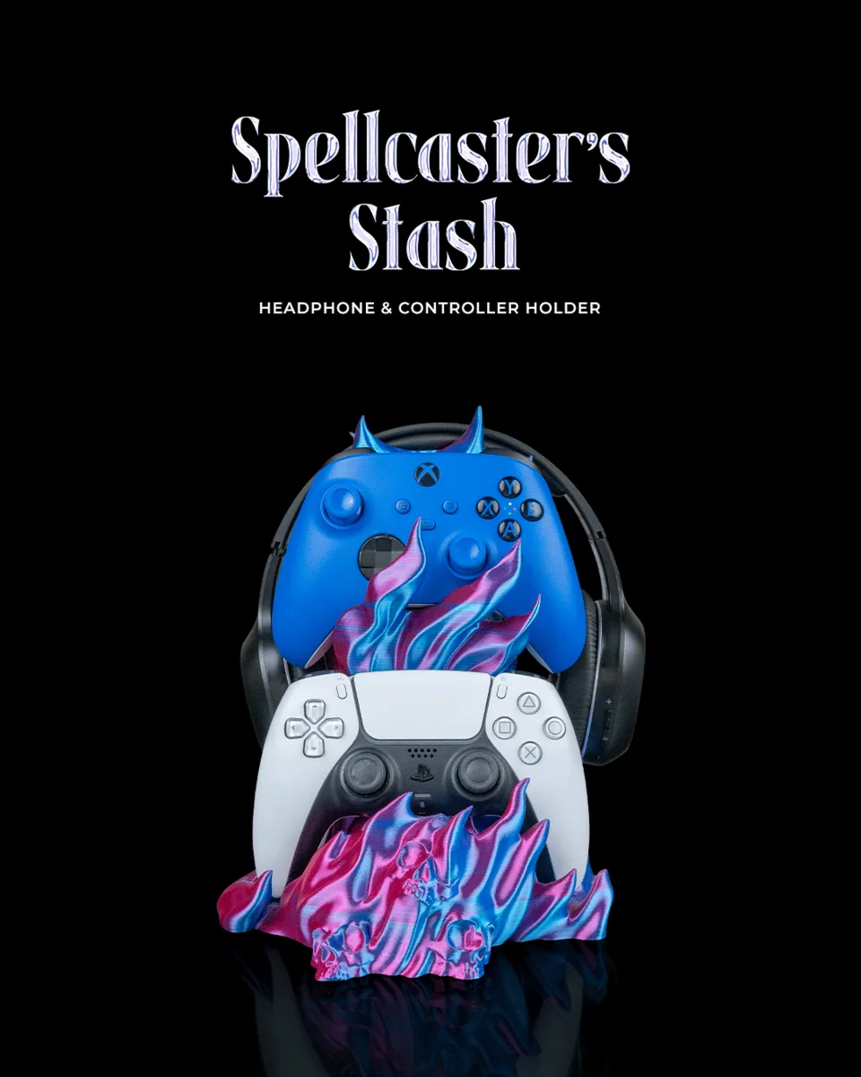 Spellcaster’s Stash -  Headphone & Controller Holder