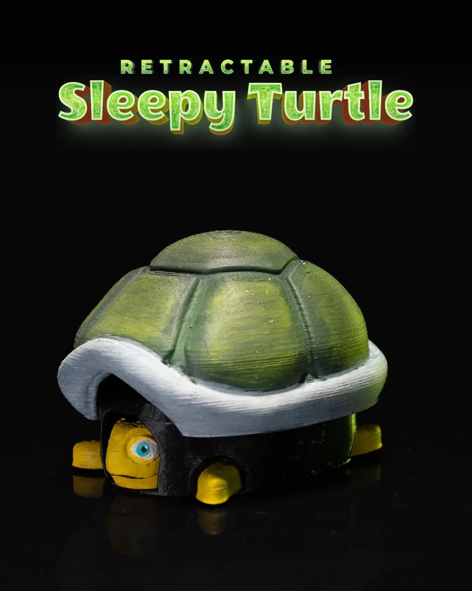 Retractable Sleepy Turtle