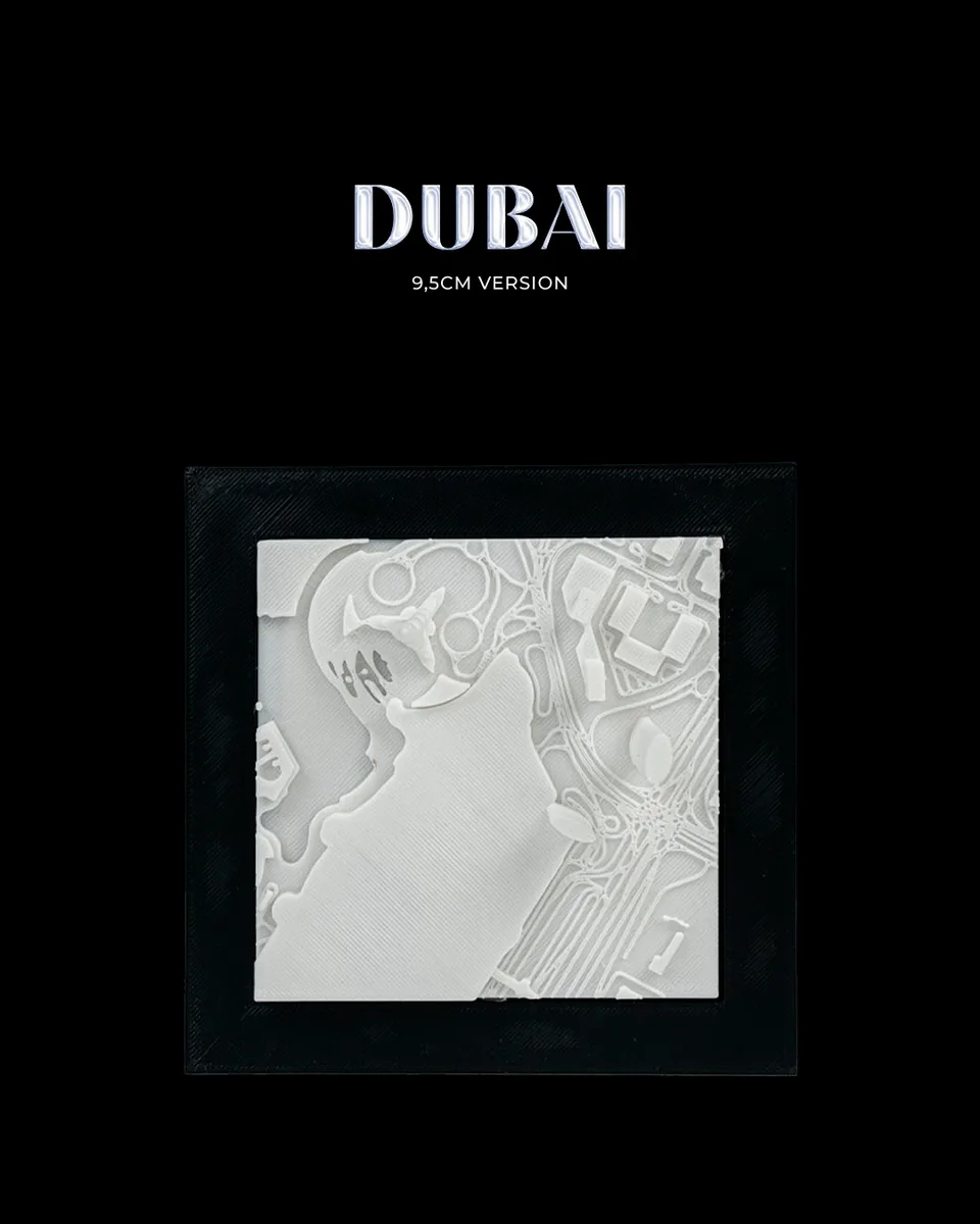 3D City Frames - Dubai - 9,5cm Version
