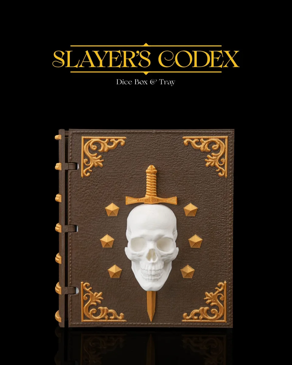 Slayer’s Codex - Dice Box & Tray