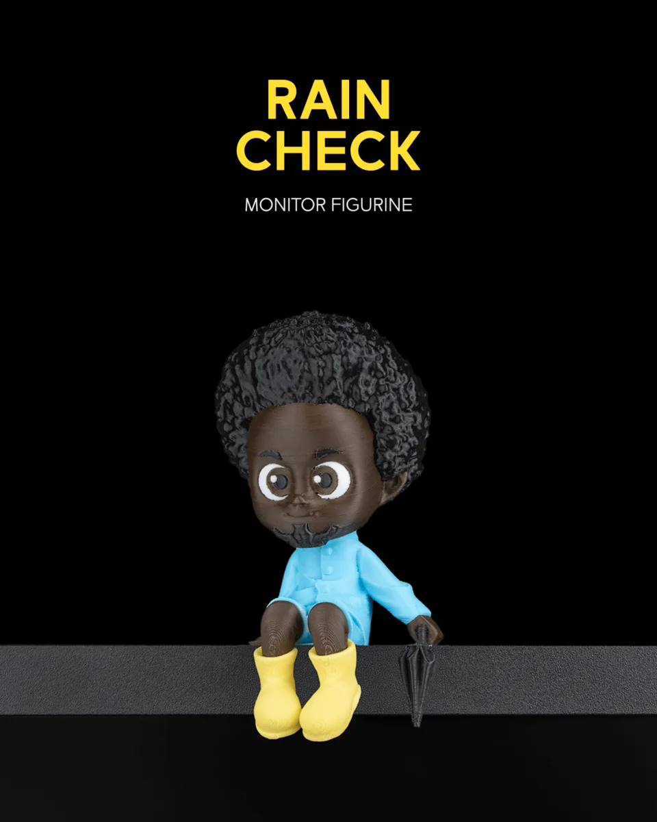Rain Check Monitor Figurine