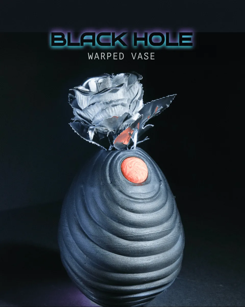 Black Hole Warped Vase