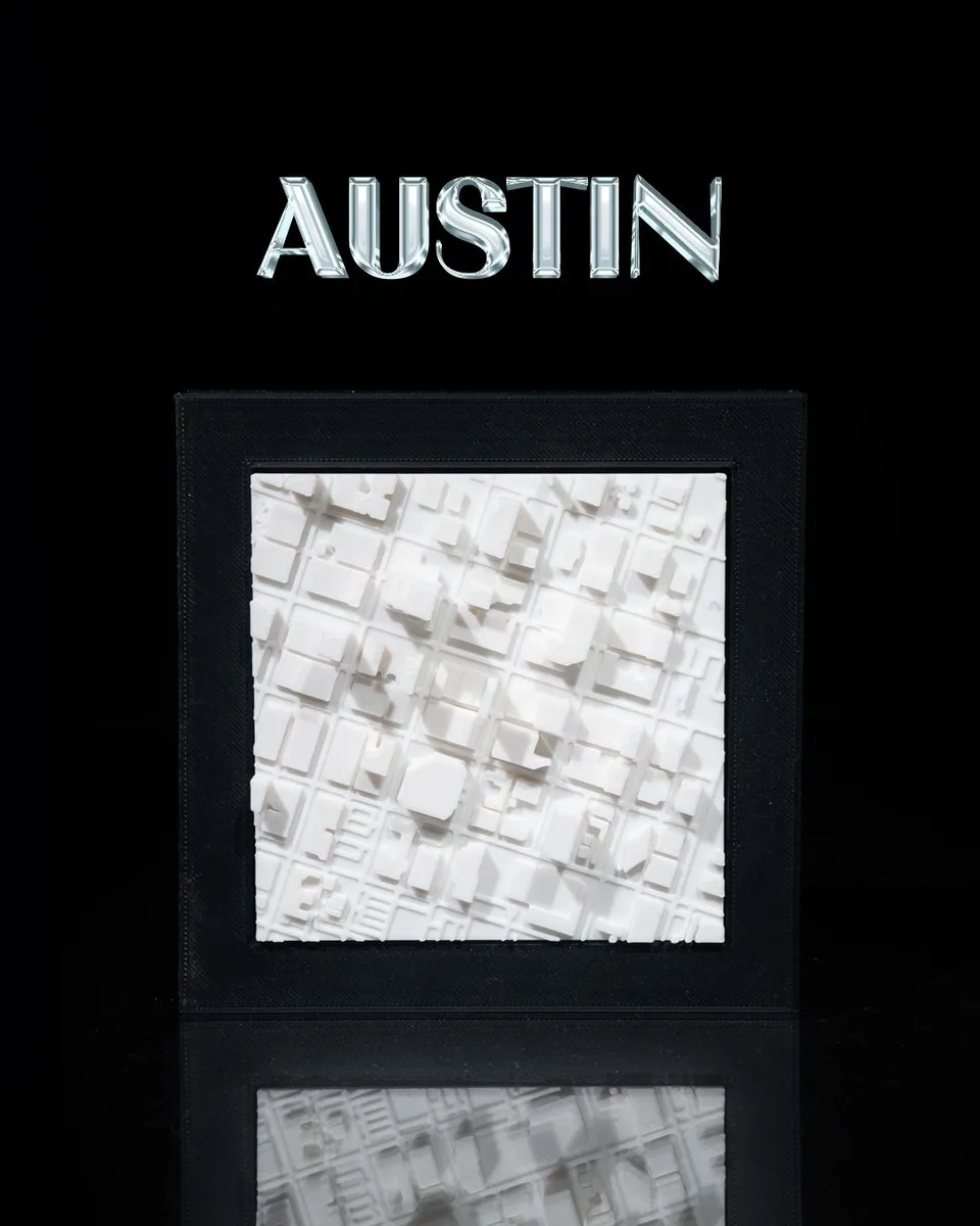 3D City Frames - Austin