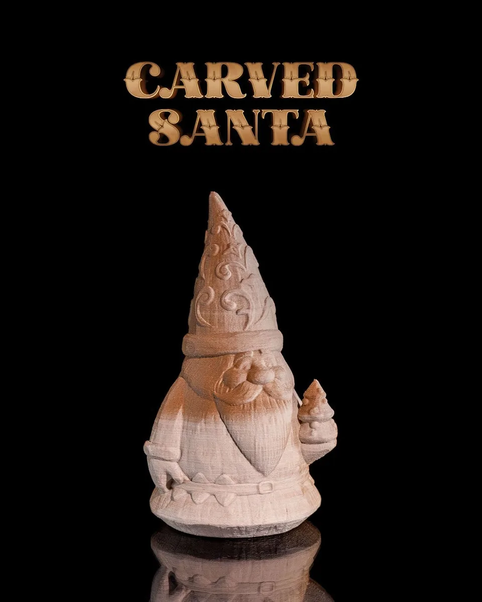 Carved Santa 