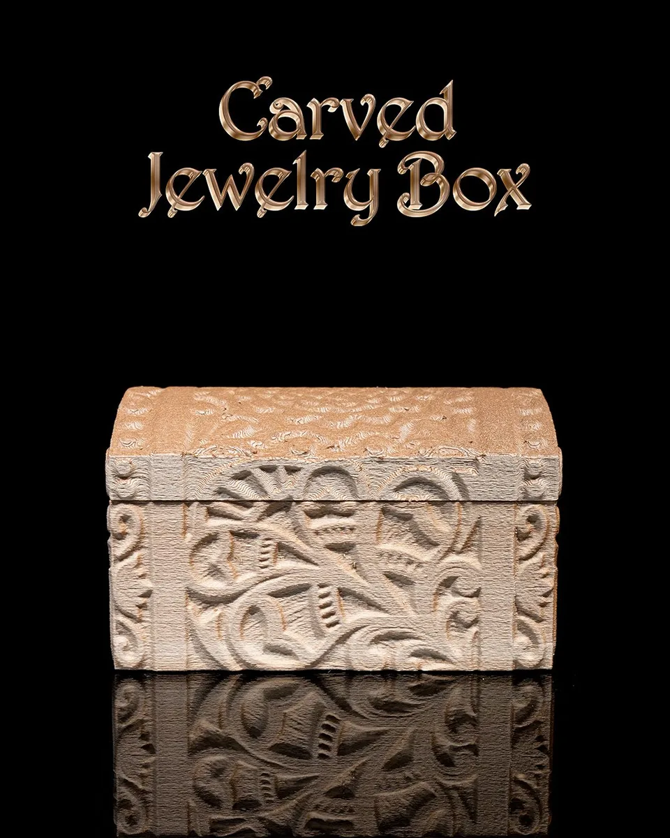 Carved Jewelry Box