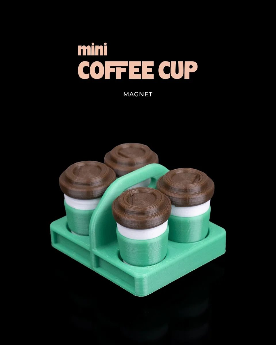 Mini Coffee Cup Magnet 