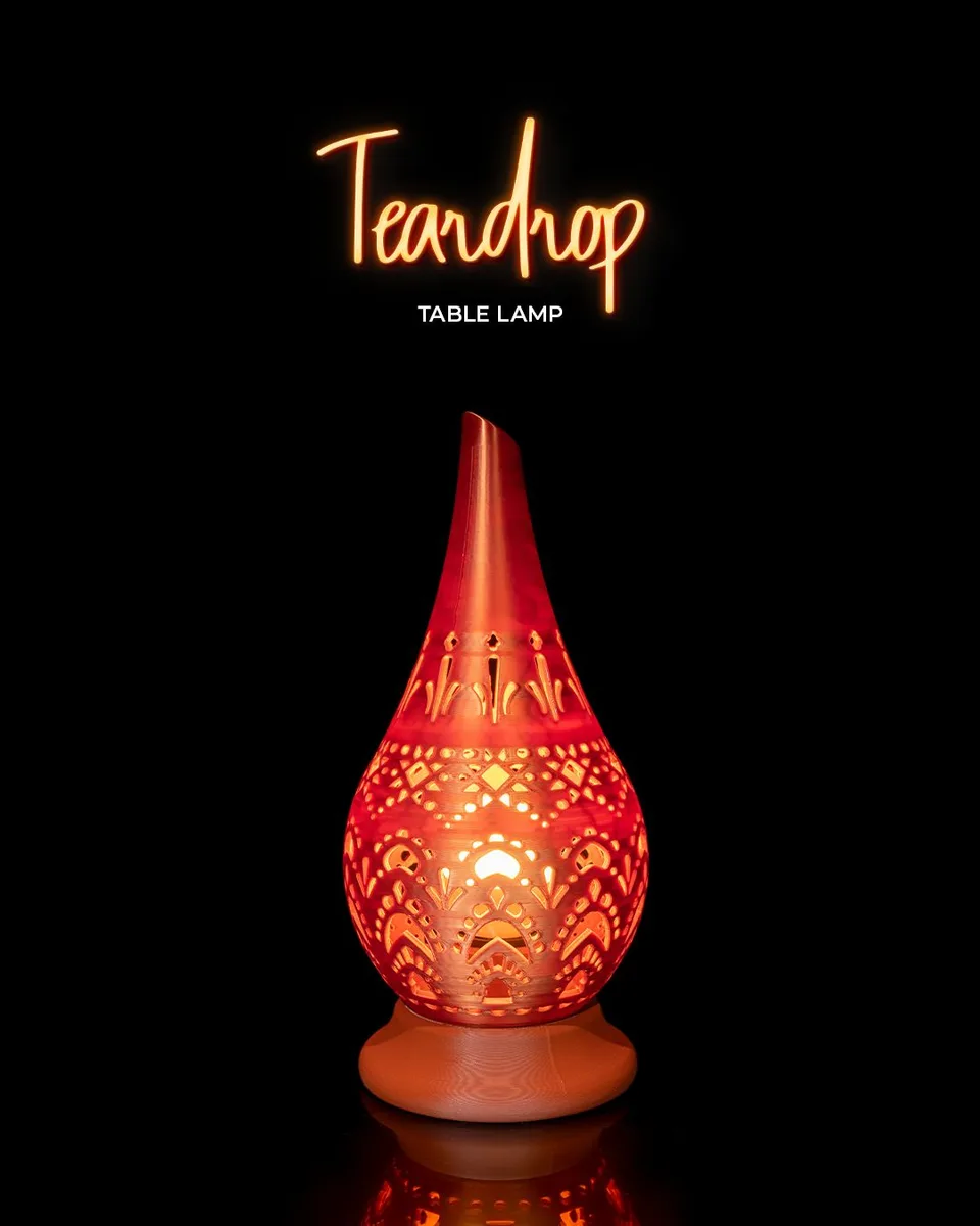 Teardrop Table Lamp