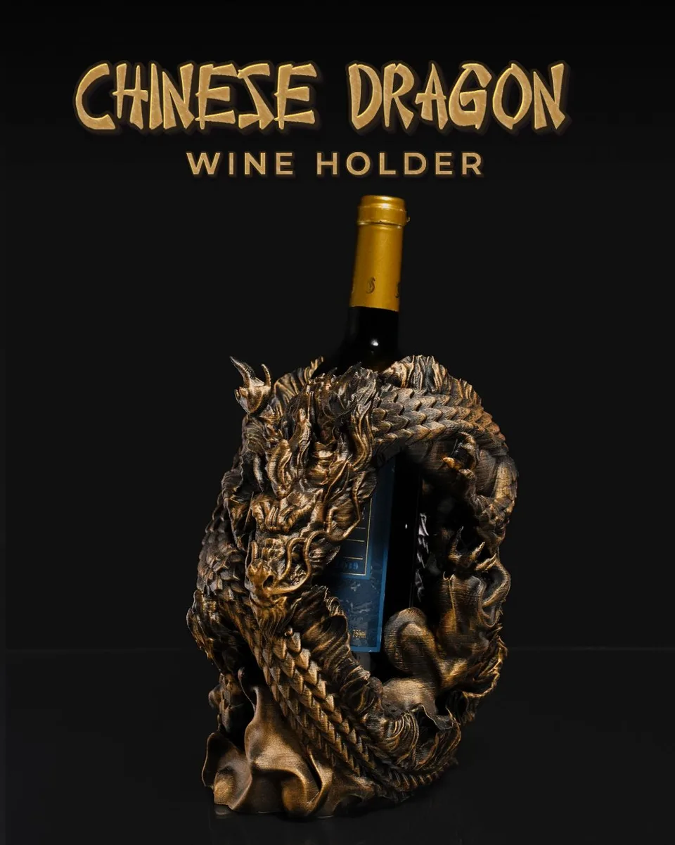 Chinese Dragon - Wine Holder
