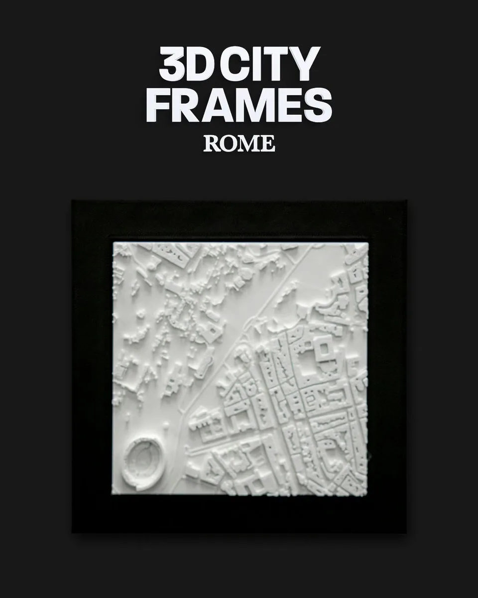 3D City Frames – Rome