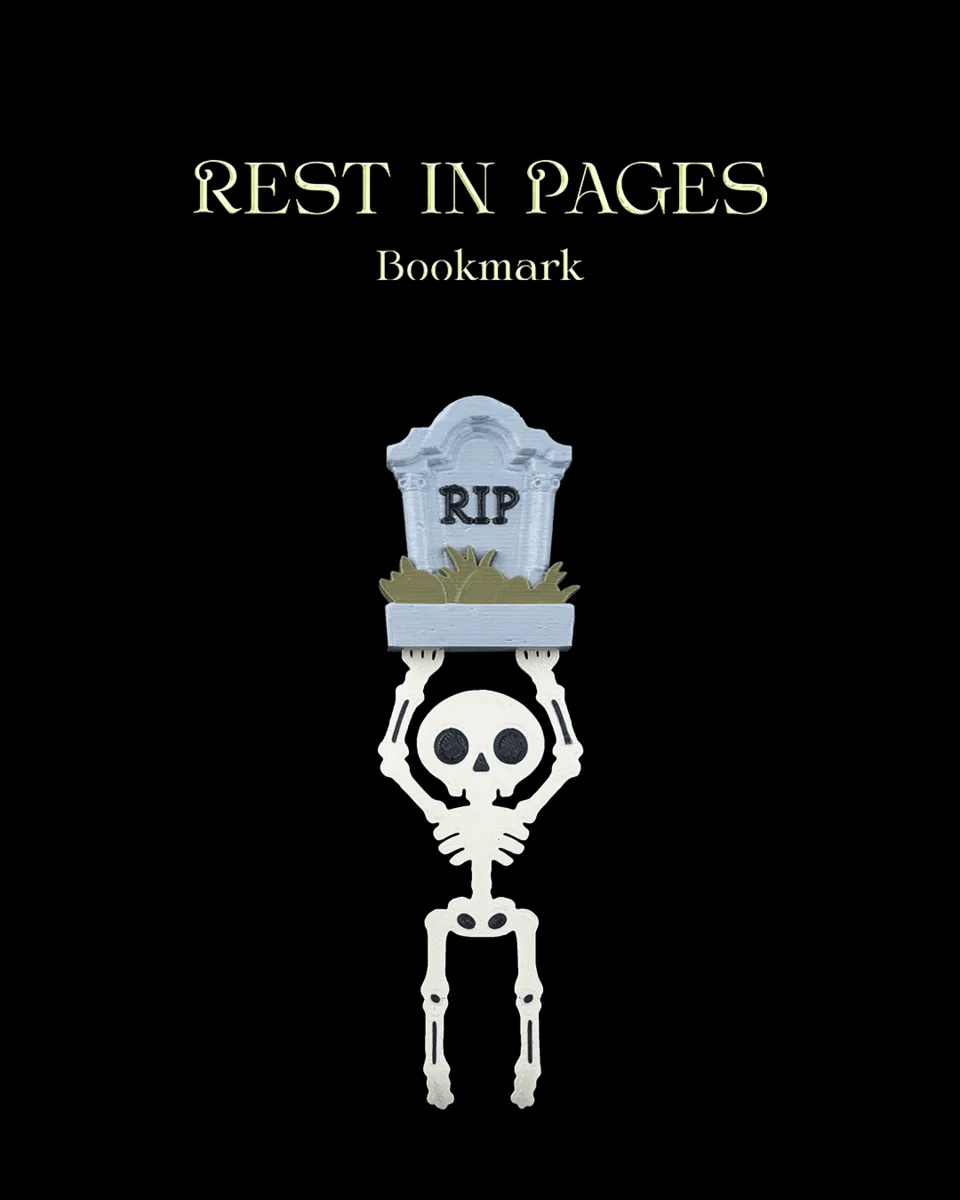 Rest in Pages - Bookmark