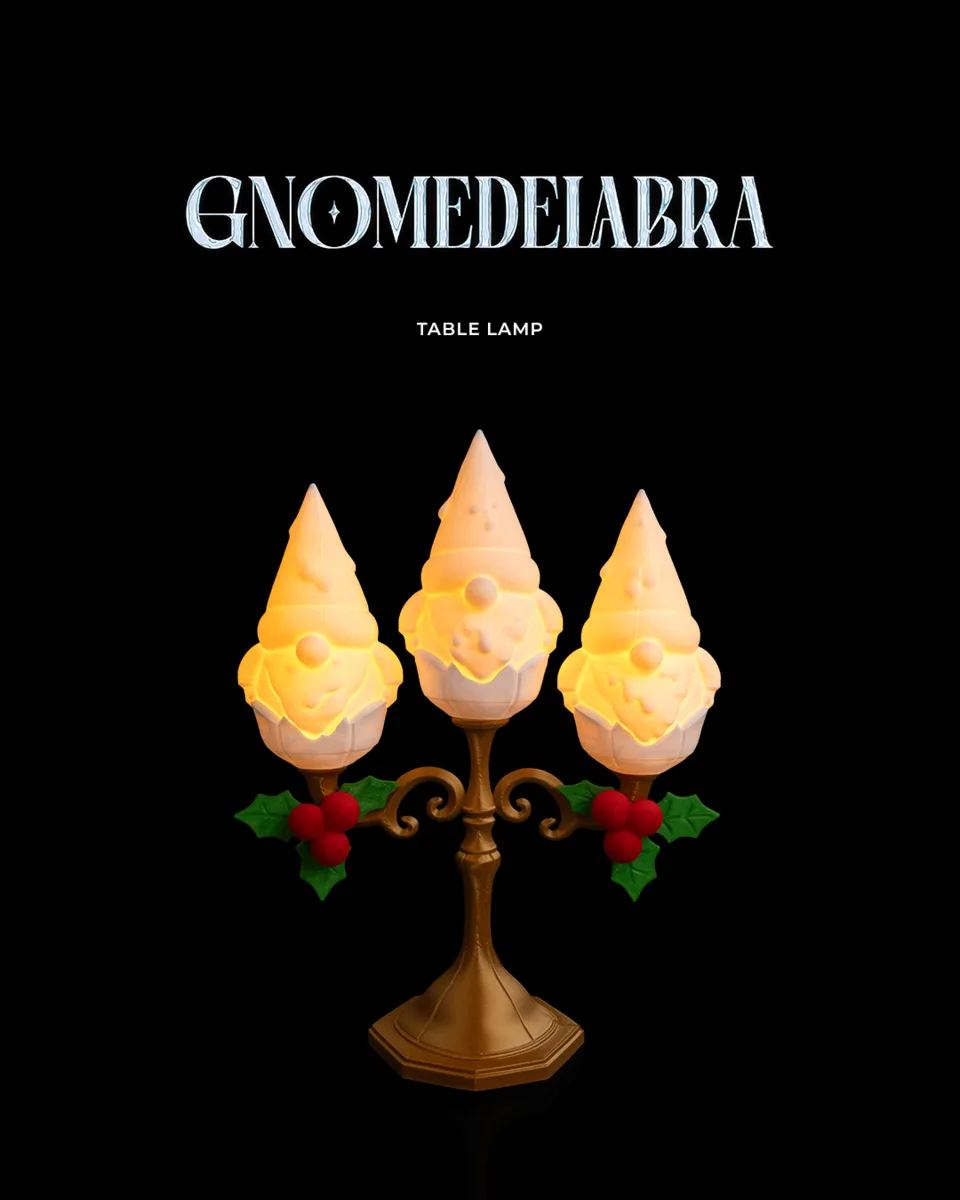 Gnomedelabra - Table Lamp