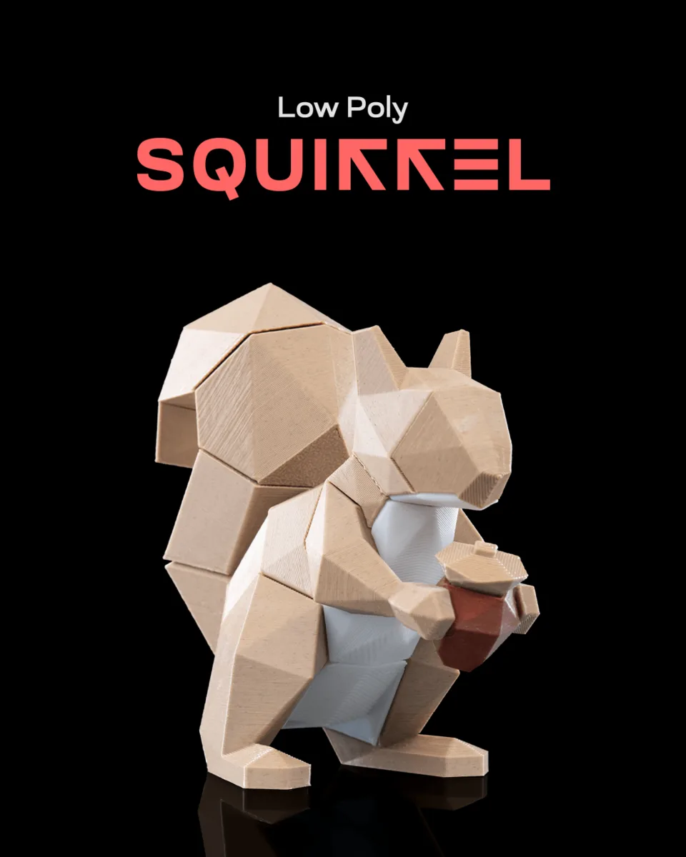 Low Poly Squirrel