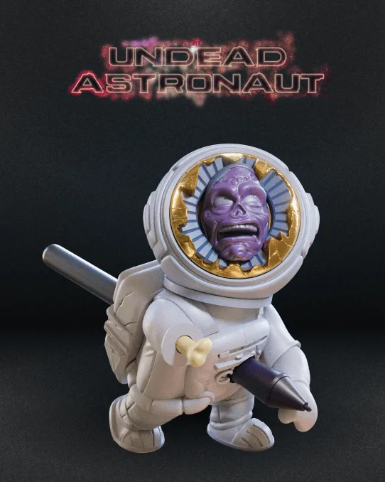 Undead Astronaut - Pen Holder