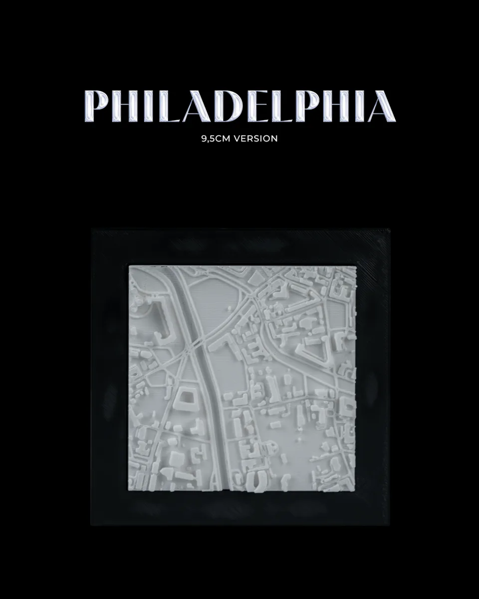 3D City Frames - Philadelphia - 9,5cm Version