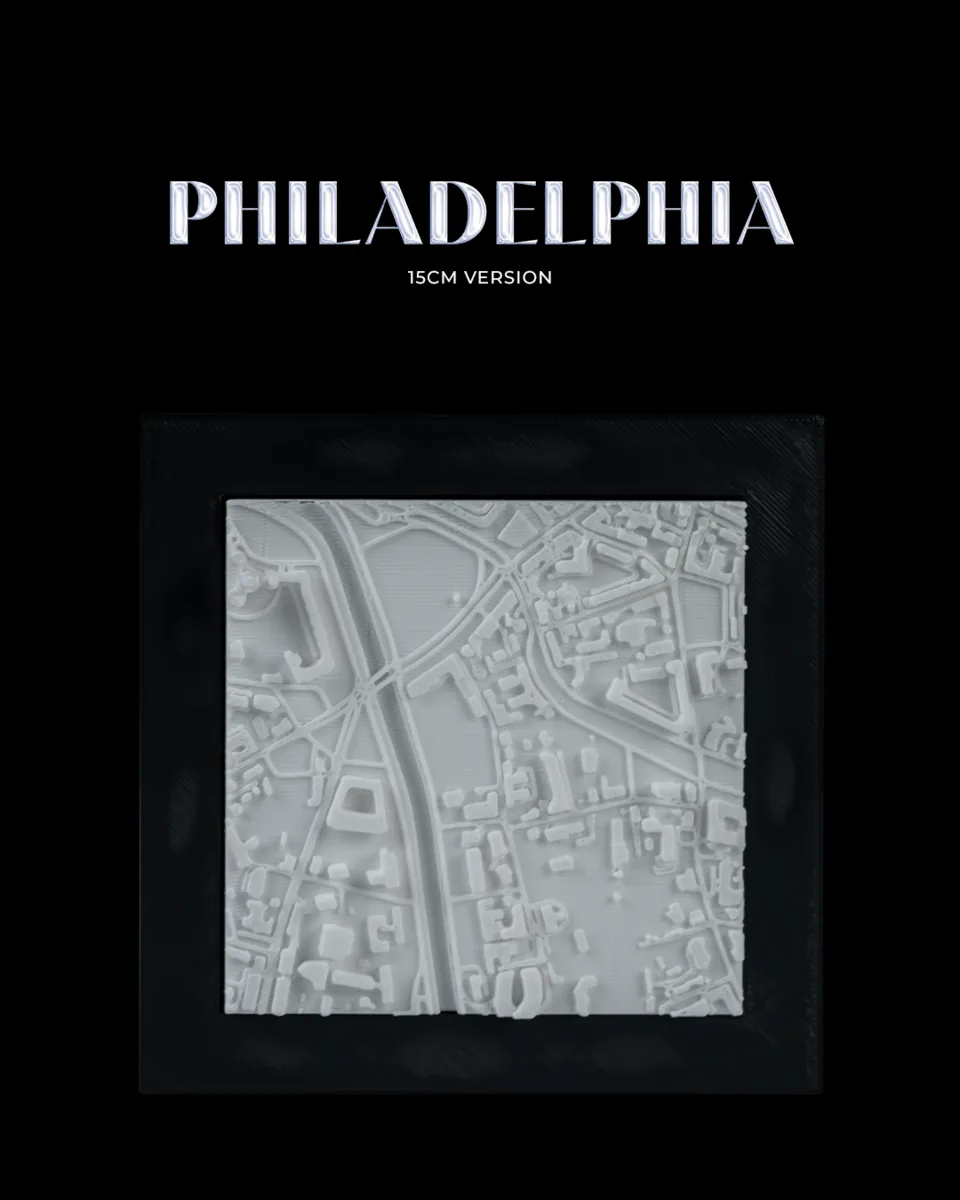 3D City Frames - Philadelphia - 15cm Version