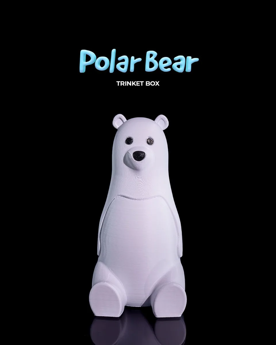 Polar Bear Trinket Box 