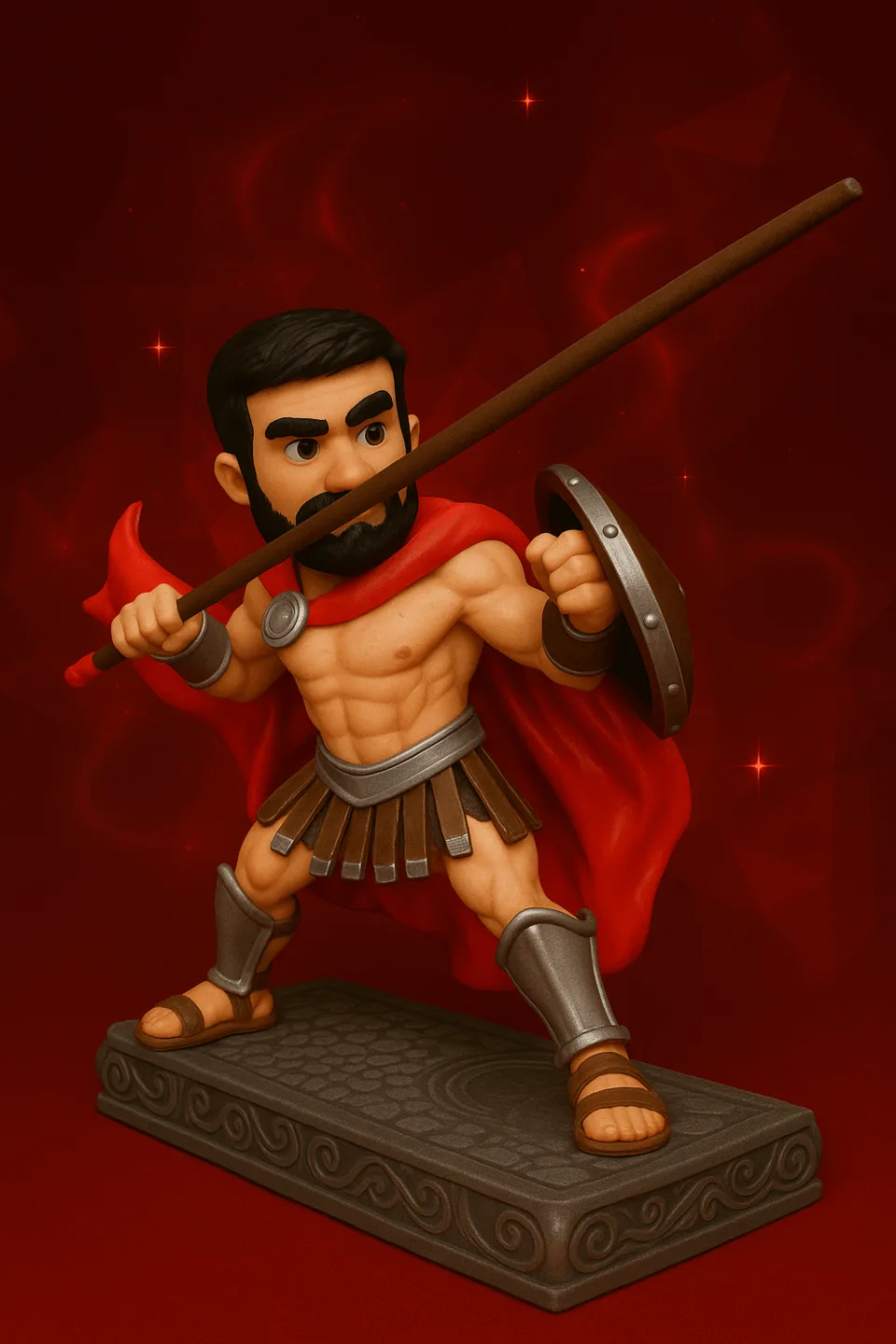 Incense Holder: Mini Me Spartan - AI Compatible