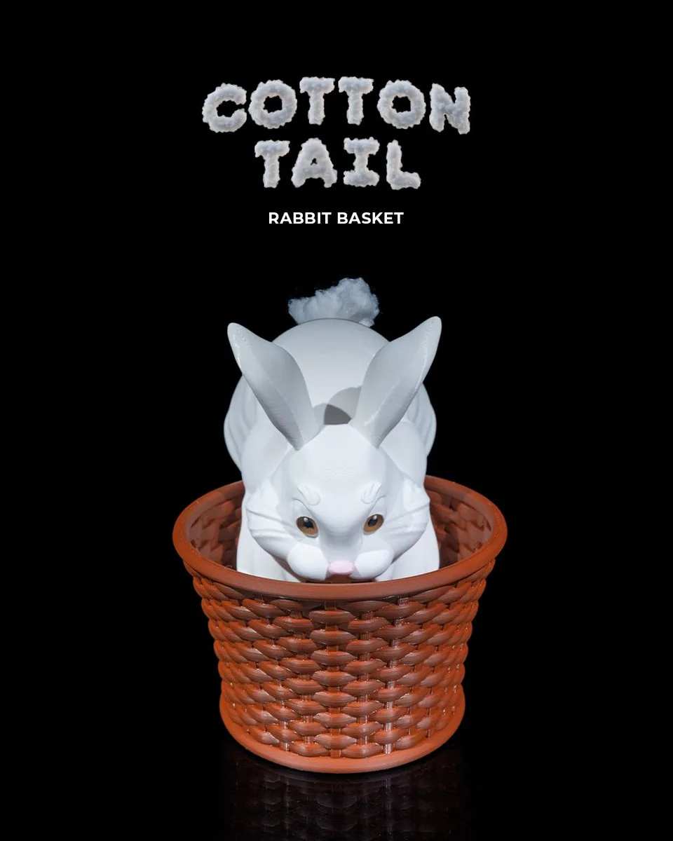 Cottontail Rabbit Basket